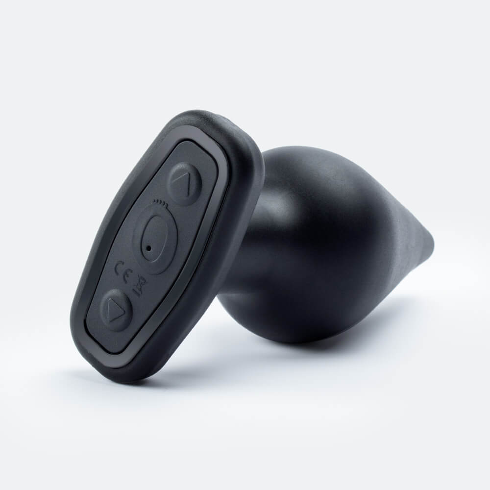 My Secret Remote Vibrating XL Plug Black 1 Ct