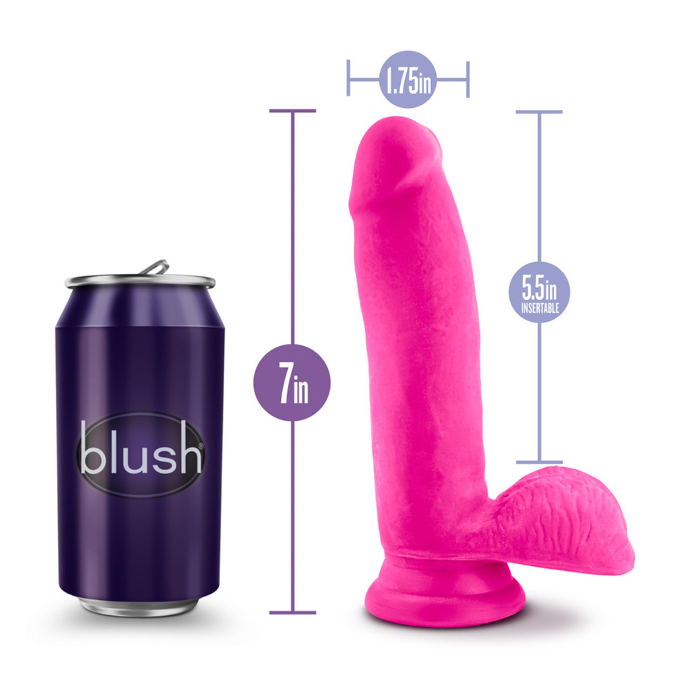 Au Naturel Bold Pleaser 7" Dildo Pink