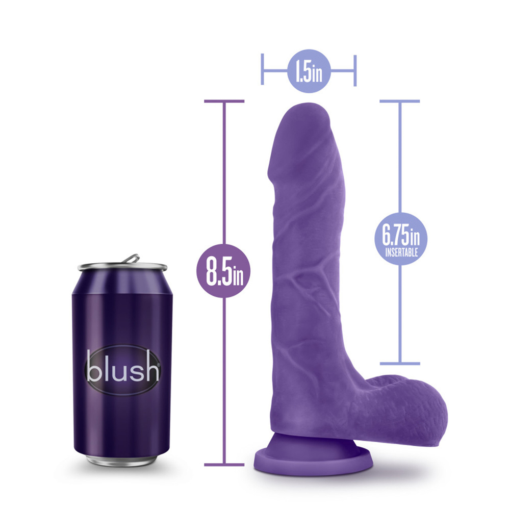Au Naturel Bold Thrill 8.5" Dildo Purple
