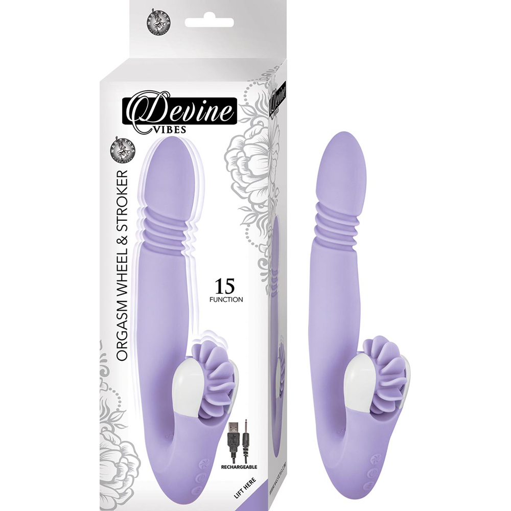 Devine Vibes Orgasm Wheel & Stroker Lavender