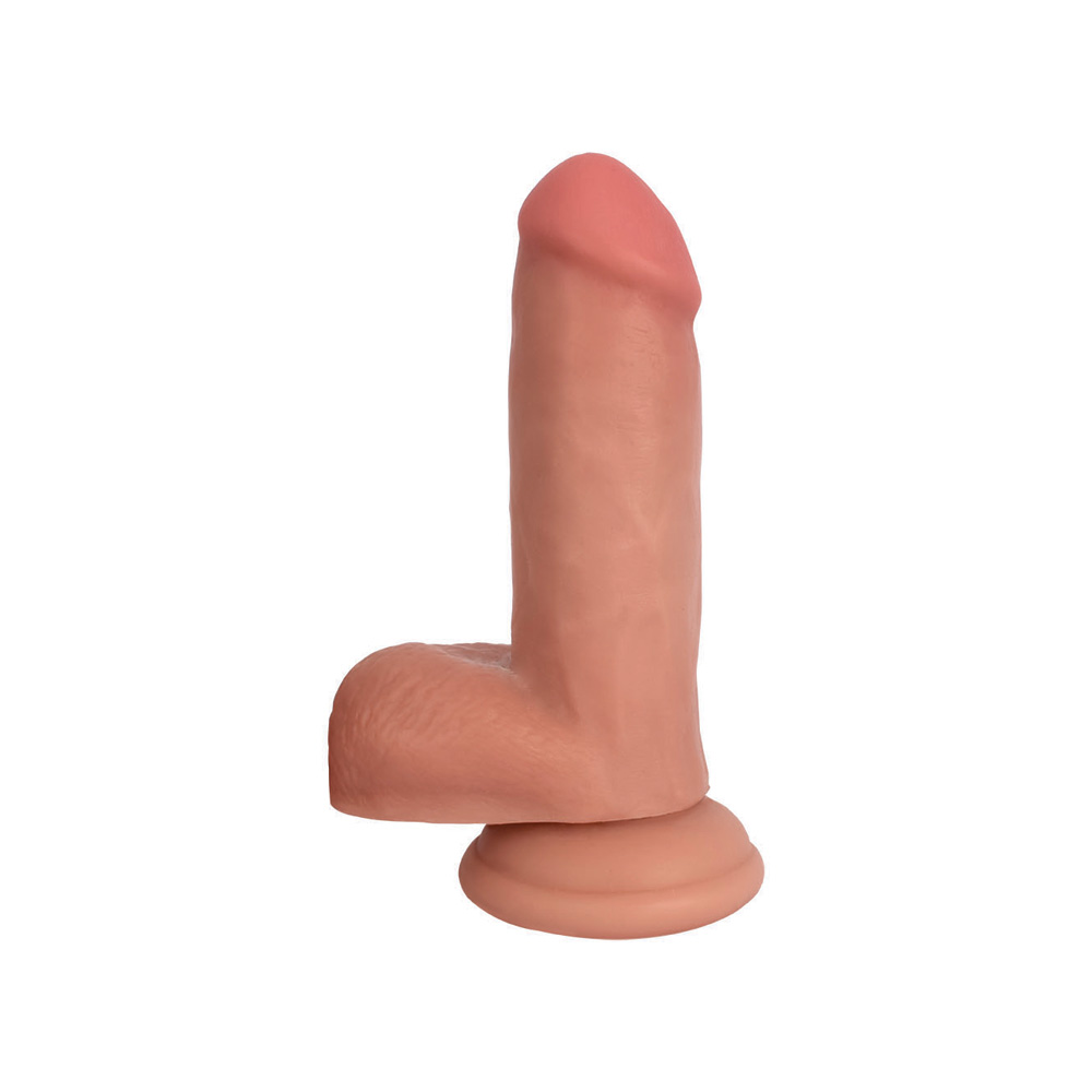 Jock 6" Bareskin Dong With Balls Vanilla