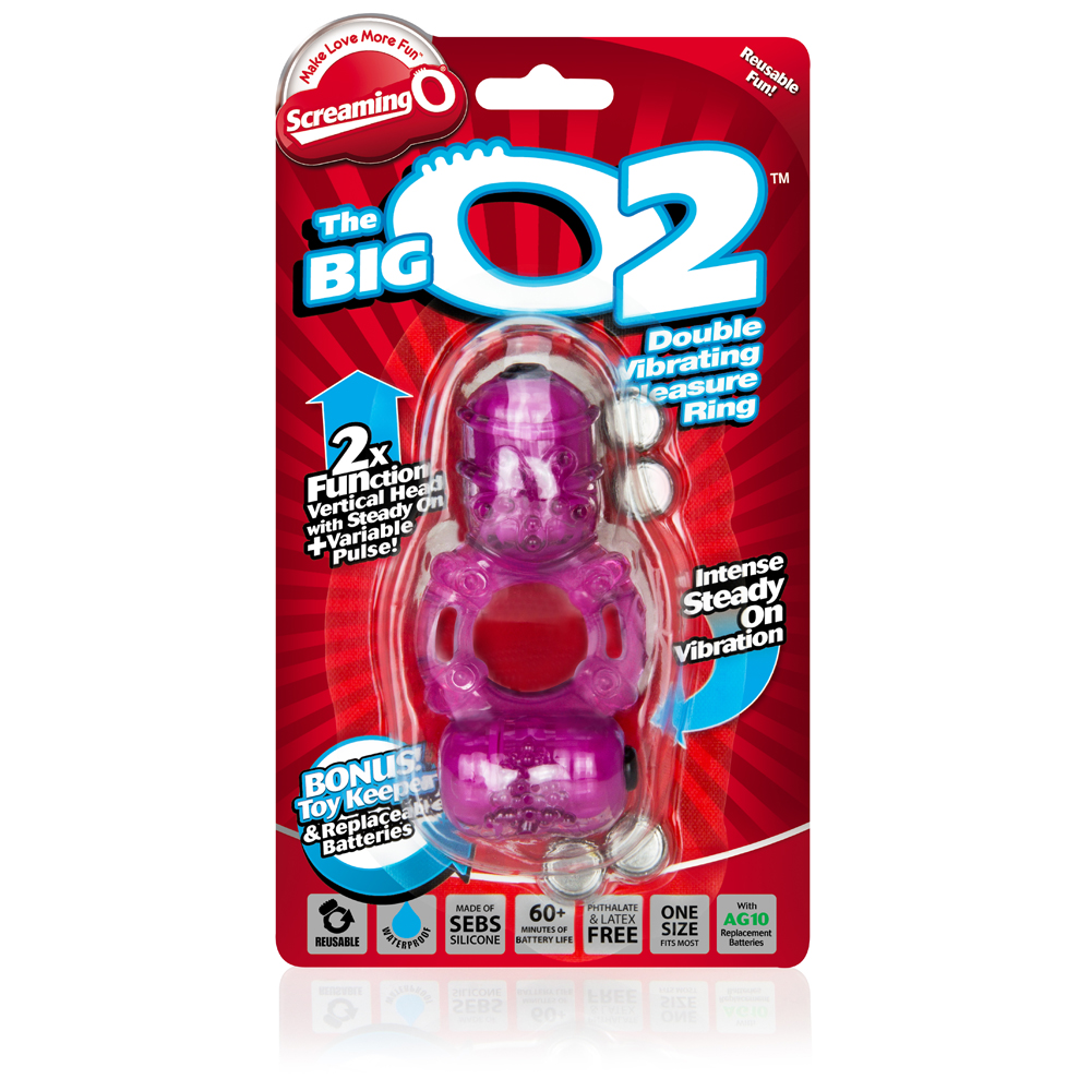 Screaming O Big O 2 Purple 1 Ct