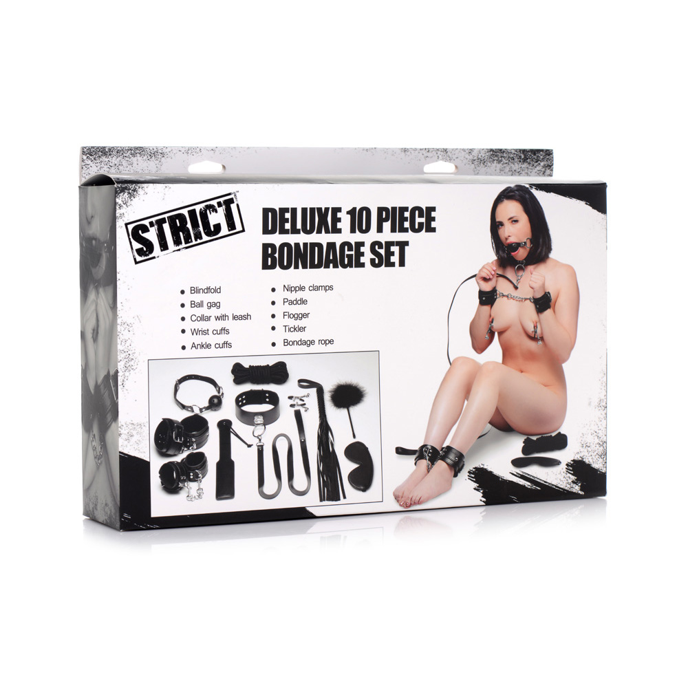 Strict Deluxe 10 Piece Bondage Set