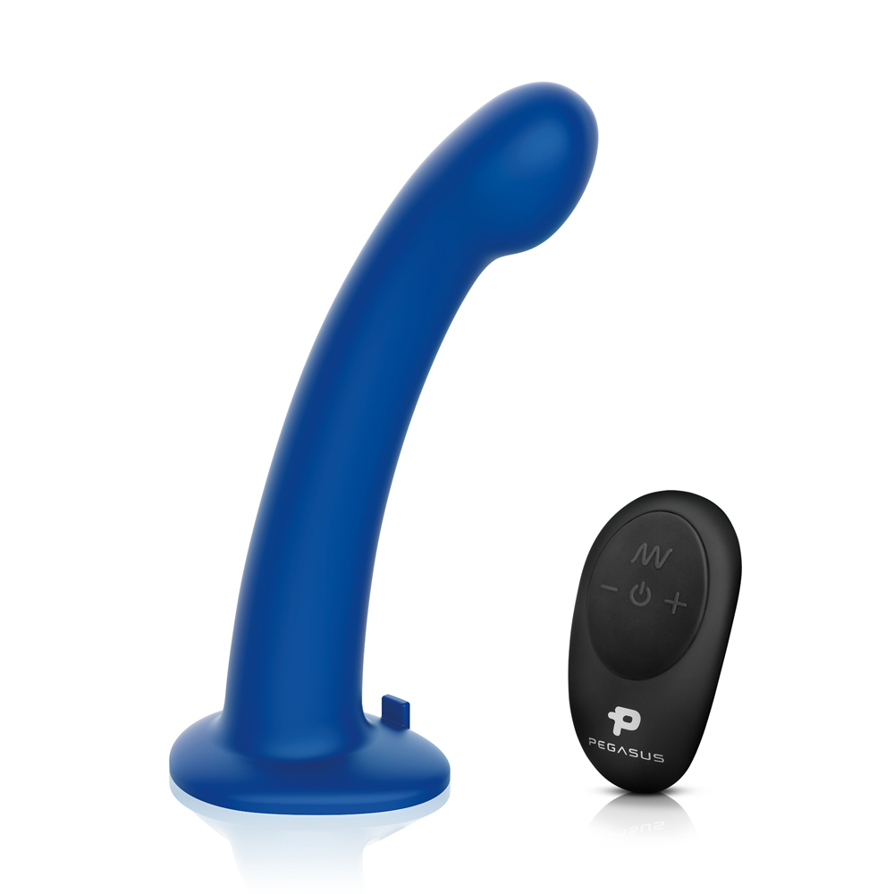 8" Remote Control P-Spot G-Spot Silicone Peg With Harness Included