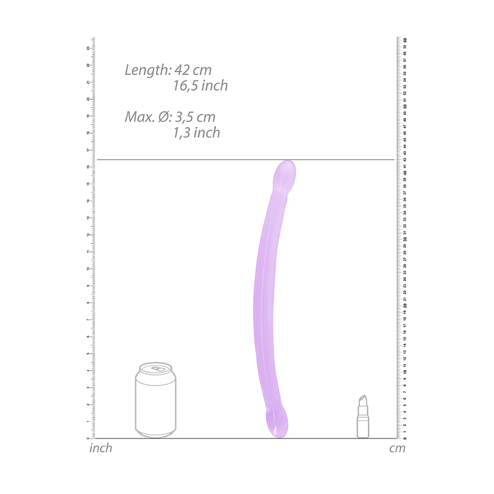 Non Realistic Double Dong 17" Purple