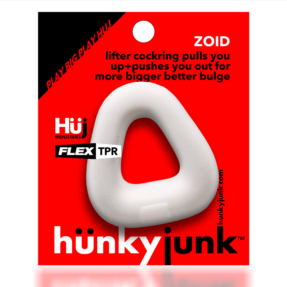 Zoid Trapaziod Lifter Cockring White Ice