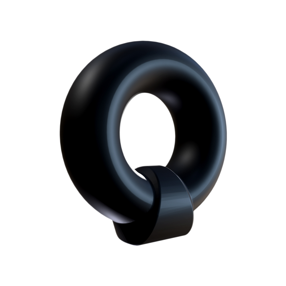 Rock Solid Mega Ring Black