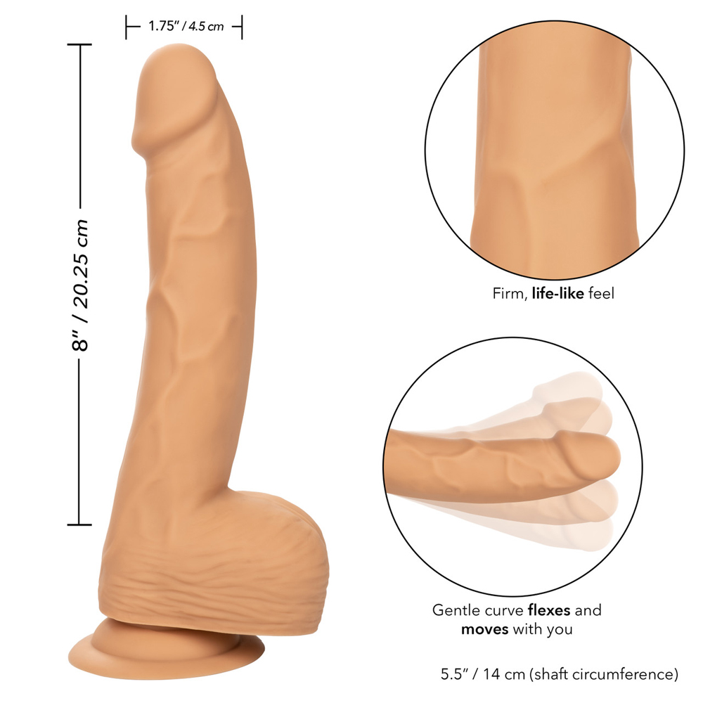 Silicone Studs 8'' Ivory