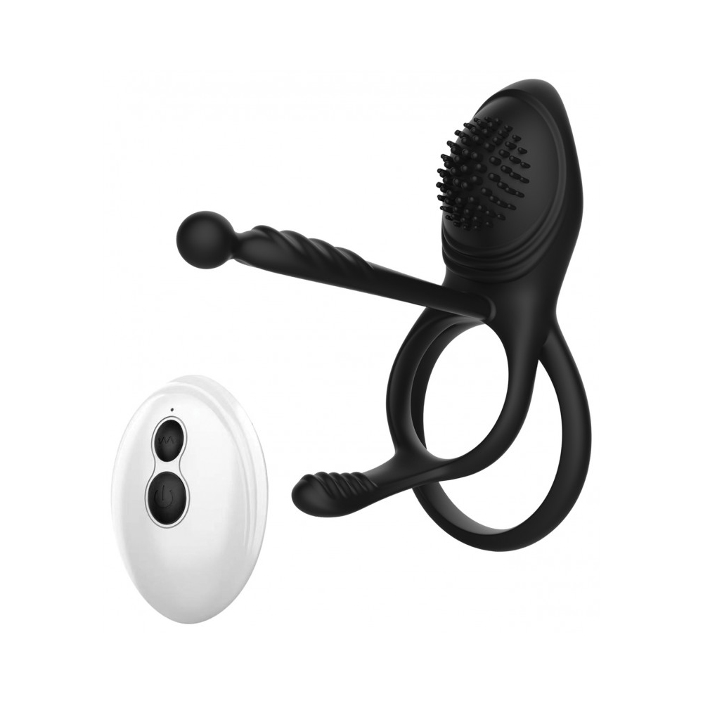 Decadence Octopussy Cock Ring/Clit/Anal Stim With Tentacles Remote Control