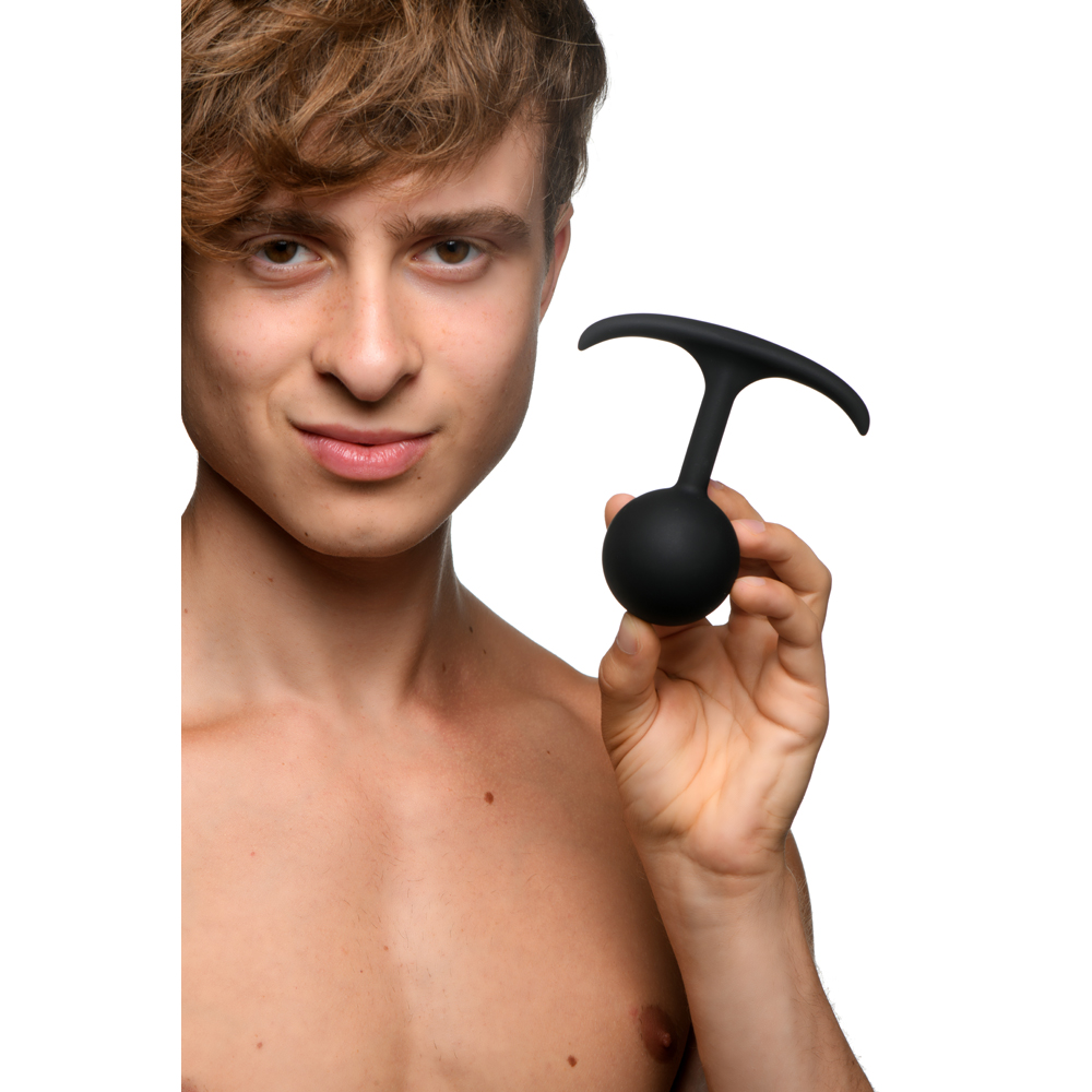Heavy Hitters Comfort Plugs Premium Silicone 4.4'' Weighted Round Plug