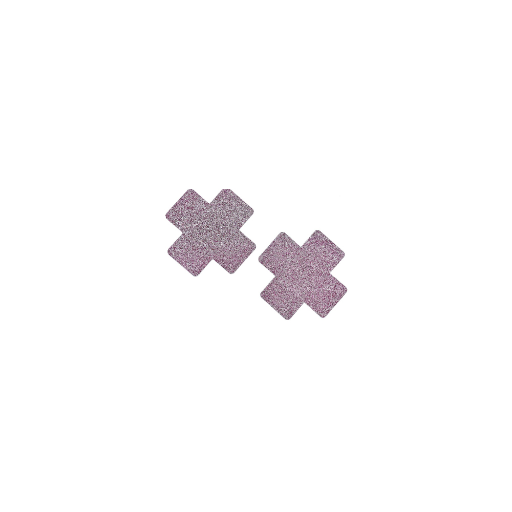 X Glitter Pasties Pink O/S
