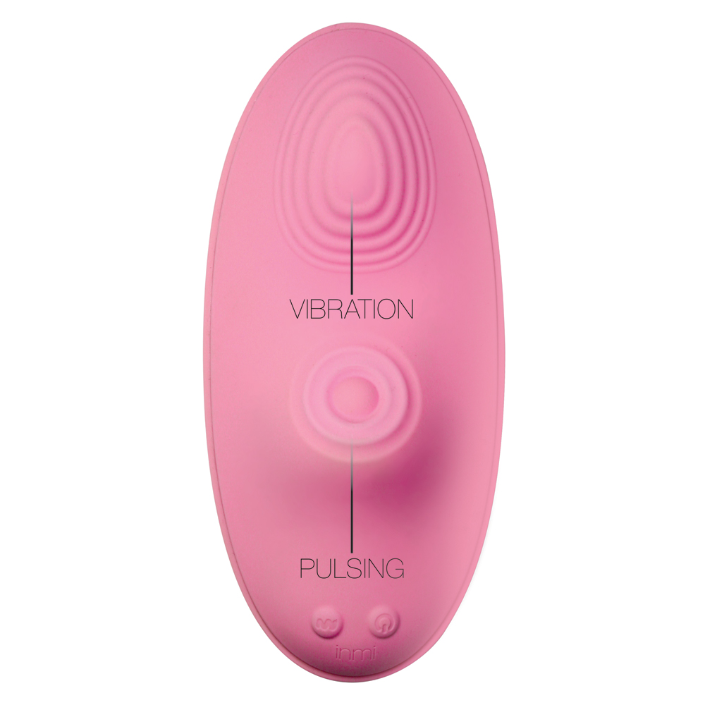 Inmi The Pulse Slider Pulsing & Vibrating Silicone Pad With Remote