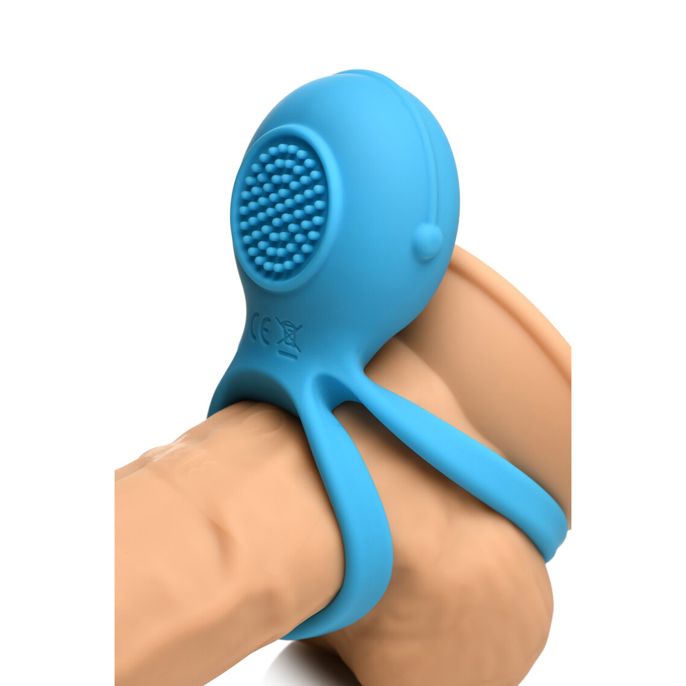 Gossip Love Loops 10X Silicone Cock Ring With Remote Azure
