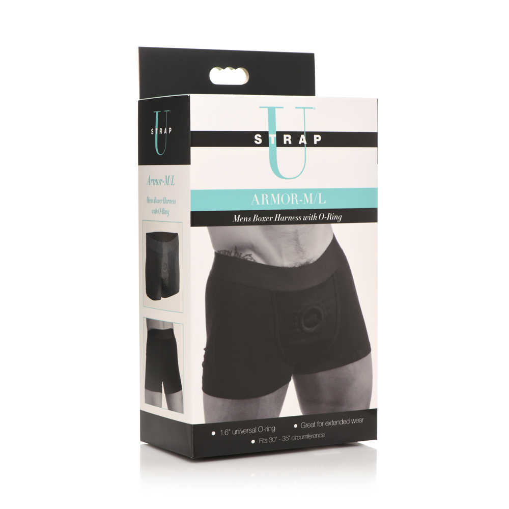 Strap U Boxer Style Harness With O-Ring Ml