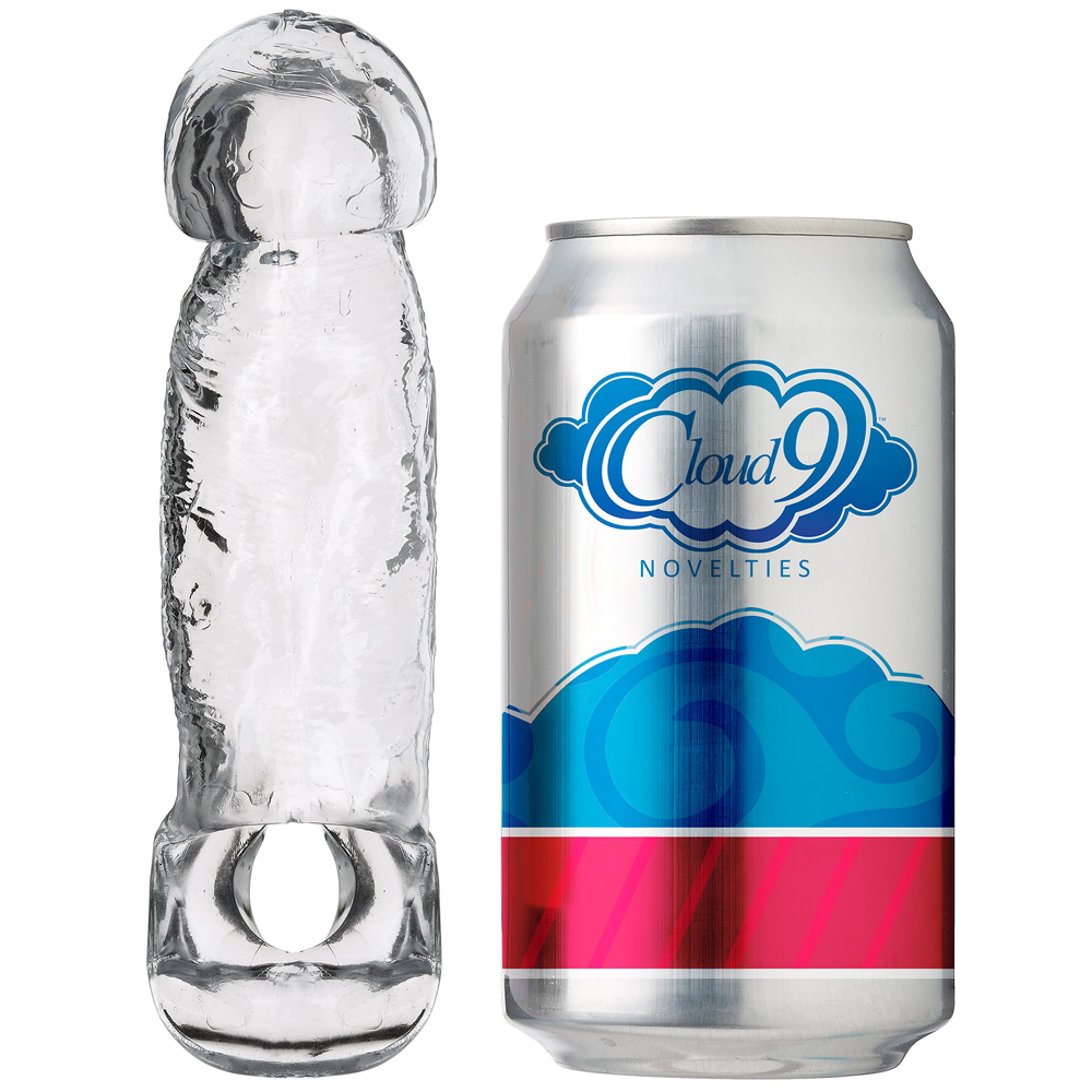 Cloud 9 Clear Round Penis Sleeve 4-1/2"