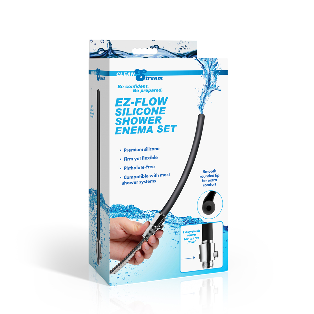 Cleanstream EZ-Flow Silicone Shower Enema Set