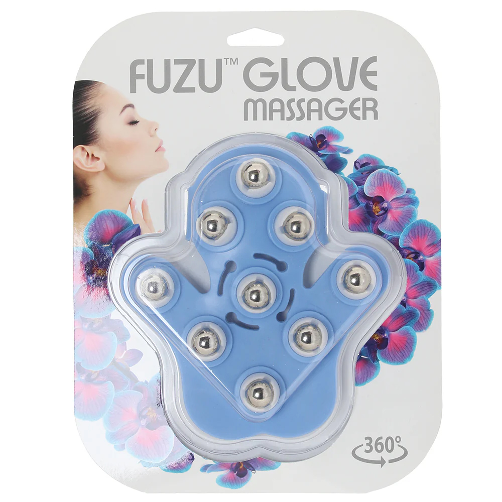 Fuzu Glove Massager Pastel Blue