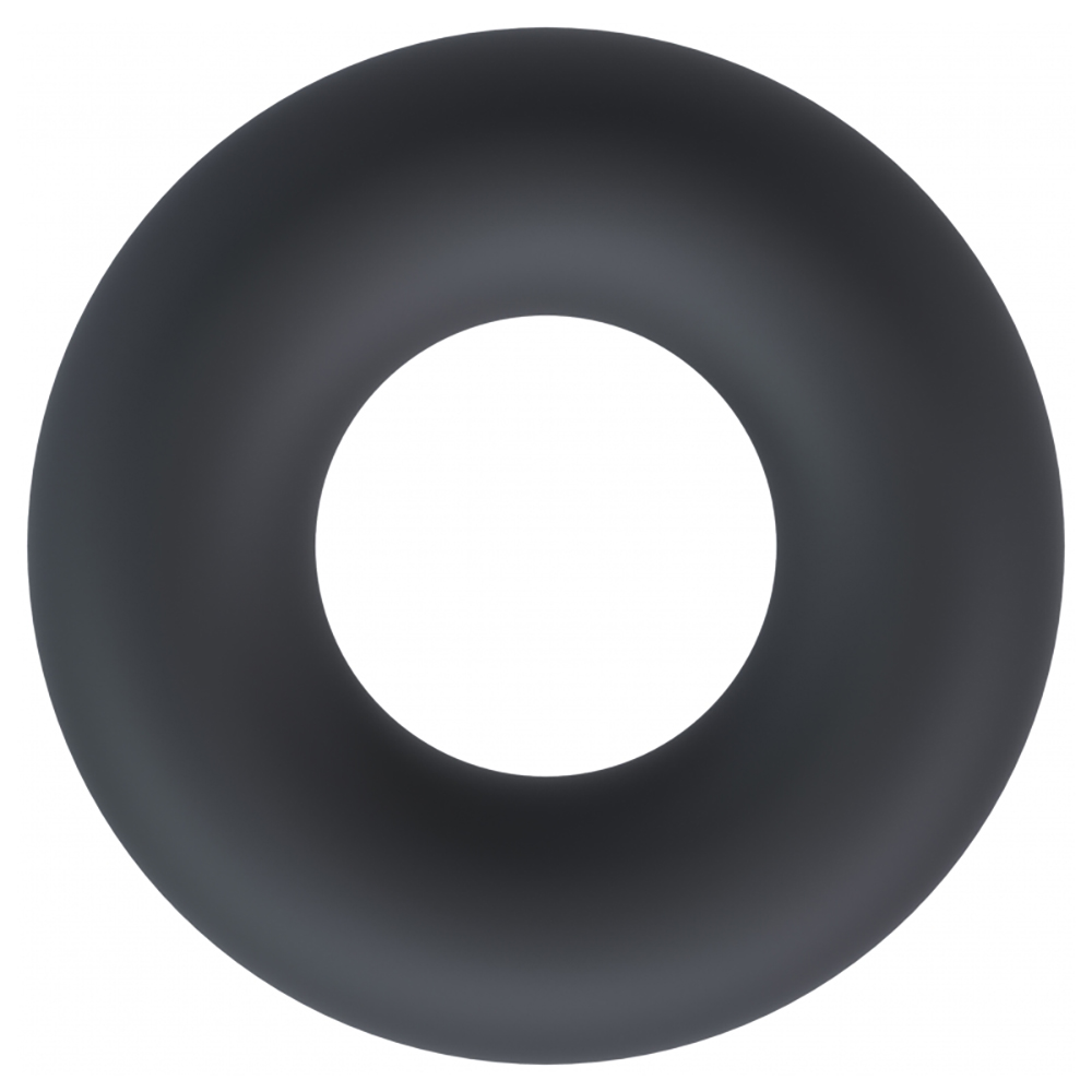 Levelz Liquid Silicone Cock Ring S Black