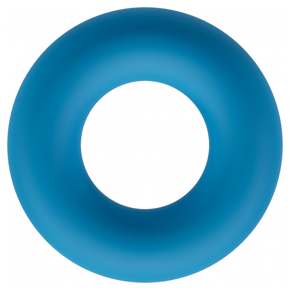 Levelz Liquid Silicone Cock Ring M Teal