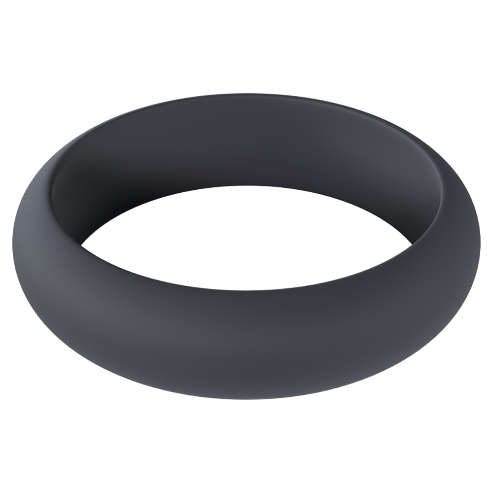 Levelz Wide O Silicone Cock Ring M 35mm Black
