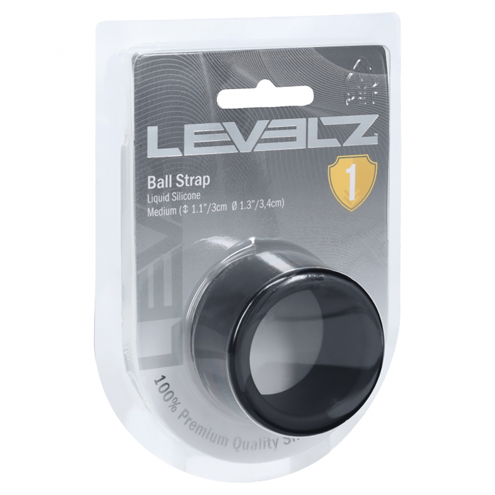 Levelz Liquid Silicone Ball Strap M 34mm Black