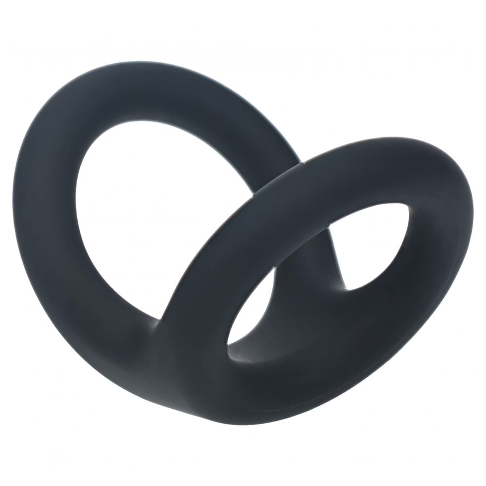 Levelz Double O Silicone Cock Ring L Black