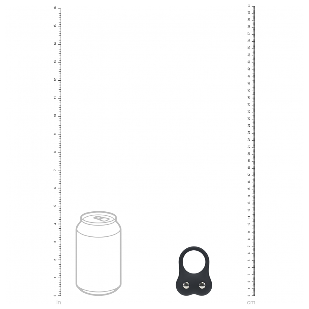 Levelz Silicone Training Cock Ring M Black