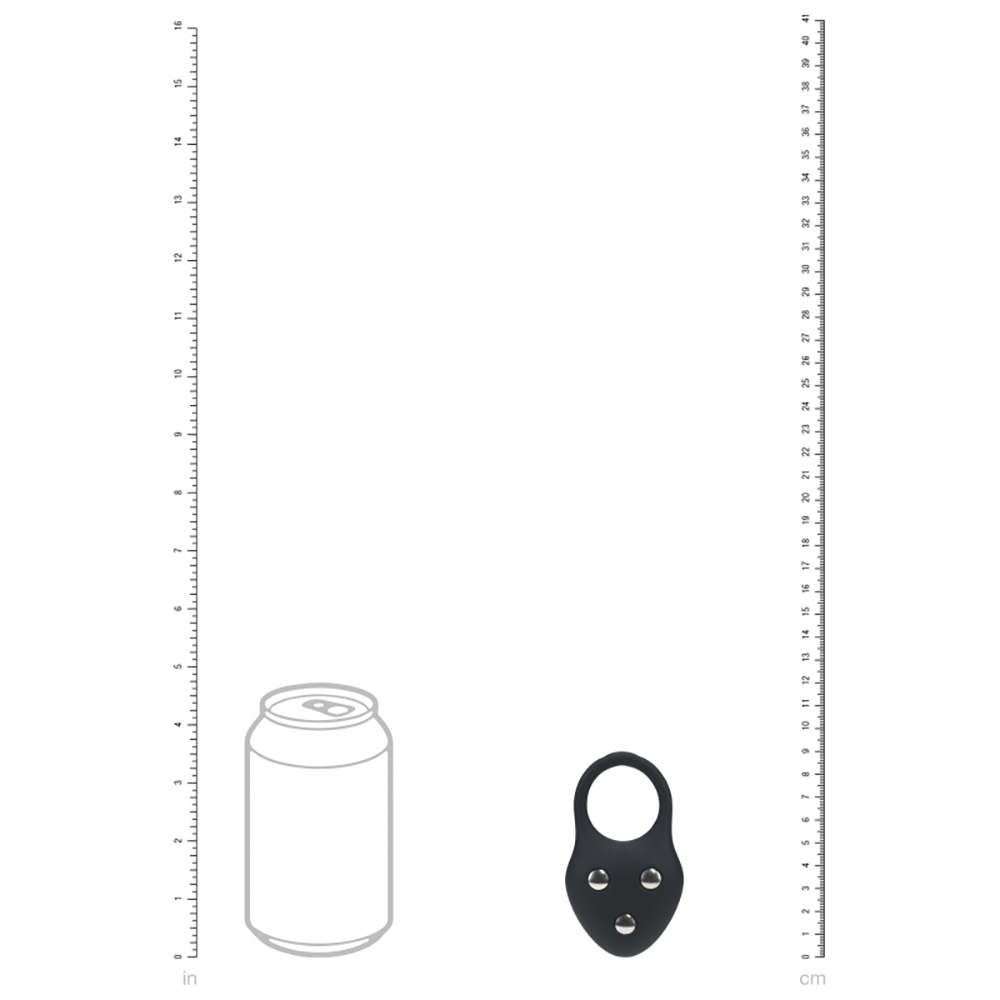 Levelz Silicone Training Cock Ring L Black