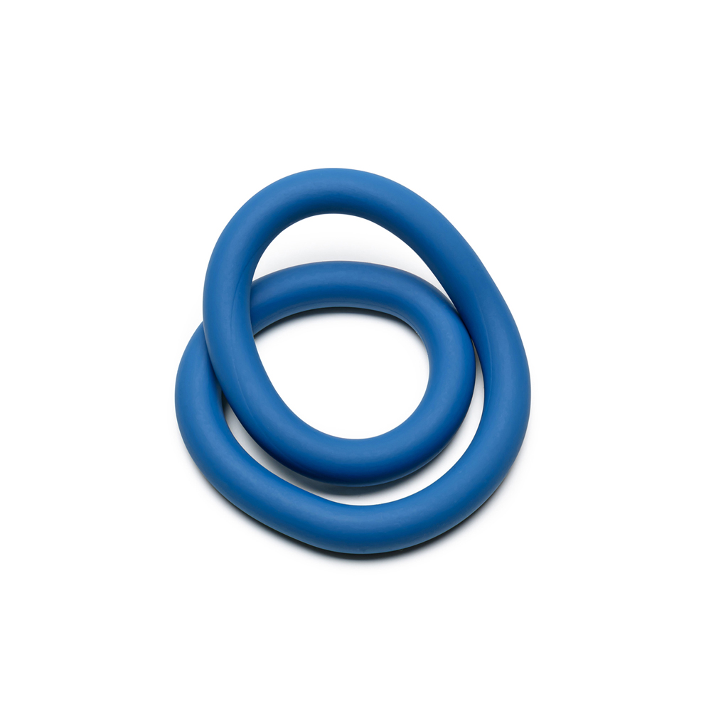 12" (305 mm) Silicone Hefty Wrap Ring Blue