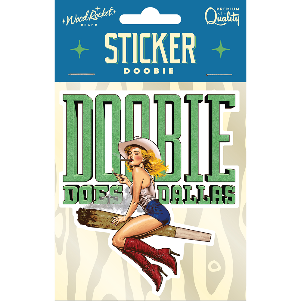 Doobie Does Dallas Sticker