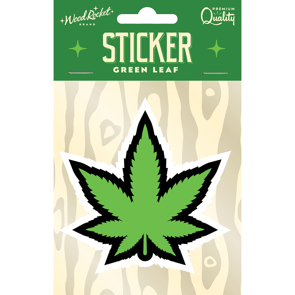 Green Leaf Sticker