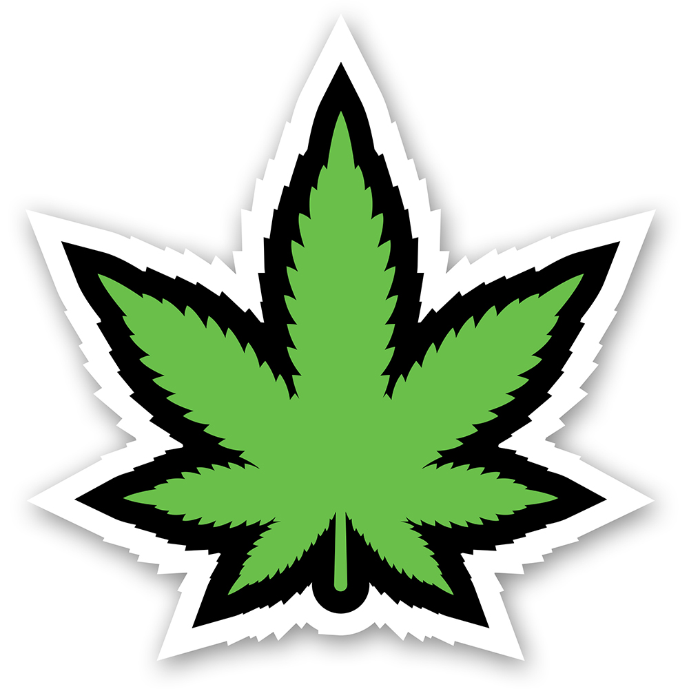 Green Leaf Sticker