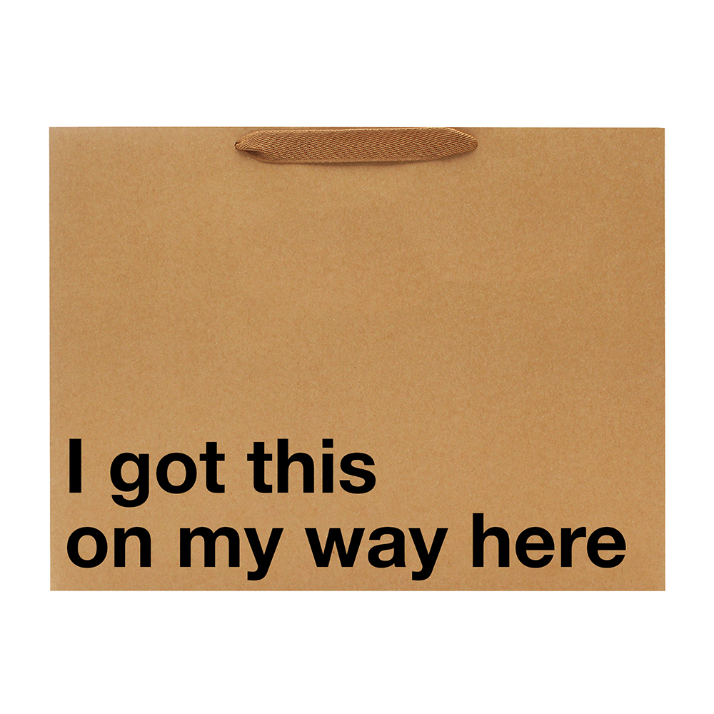 I Got This On My Way Here Large Gift Bag