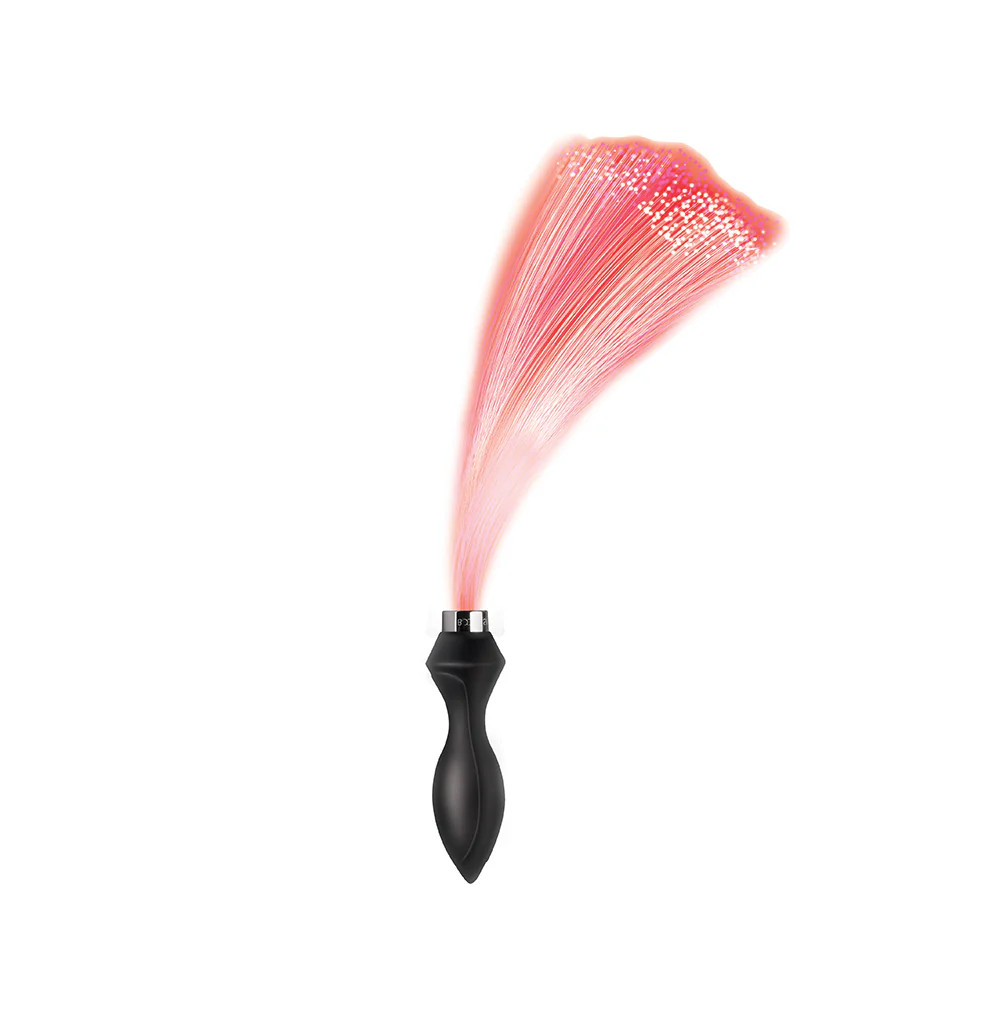 Booty Sparks Vibrating Silicone Optical Fiber Butt Plug