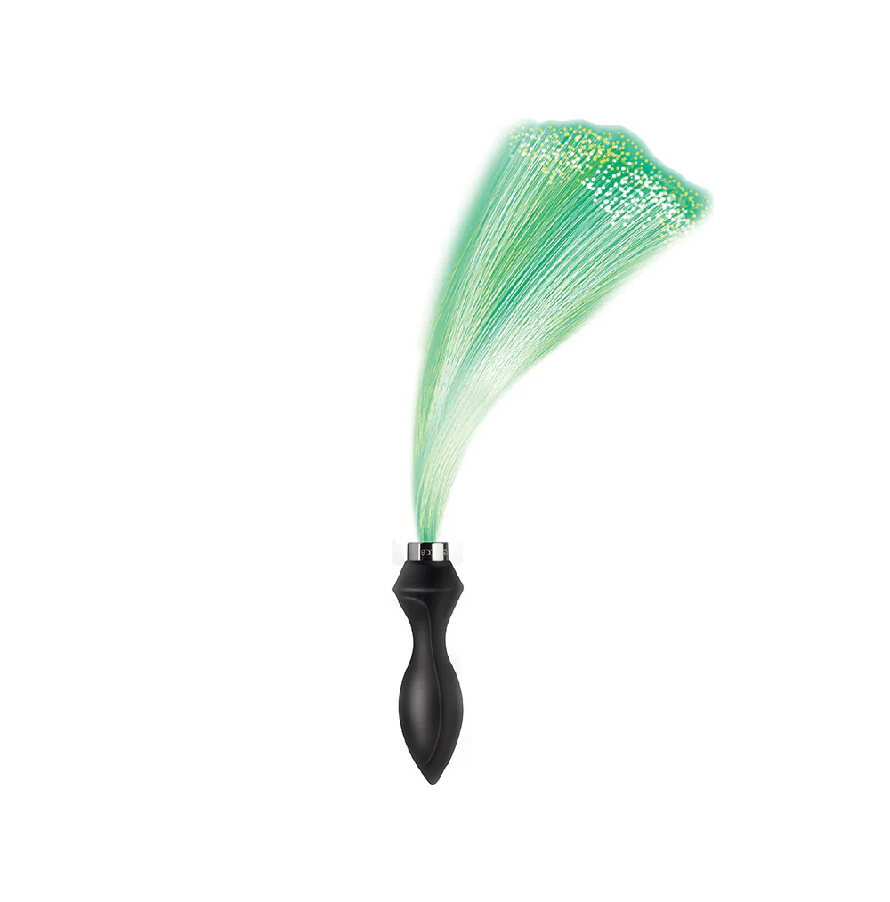 Booty Sparks Vibrating Silicone Optical Fiber Butt Plug