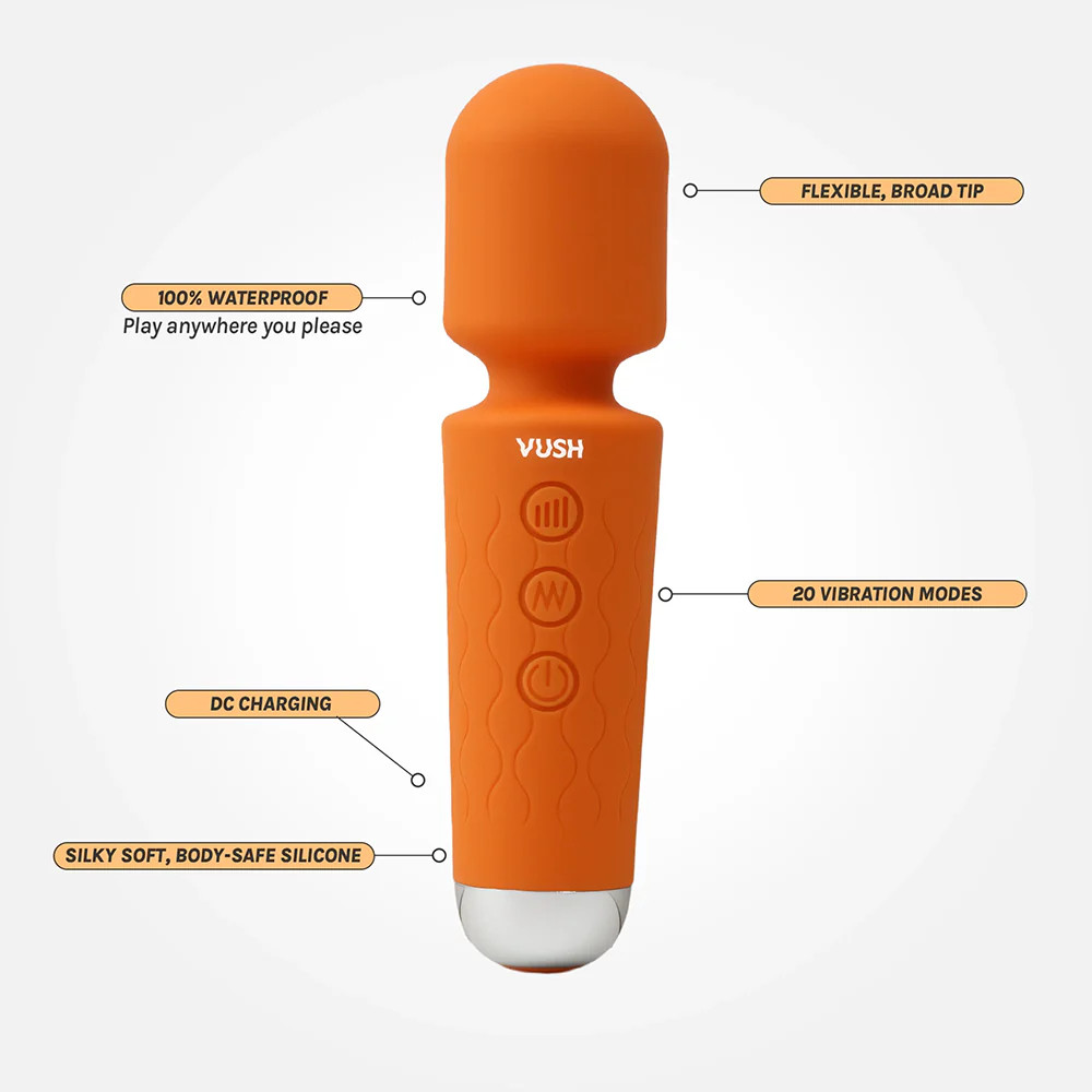 VUSH Essentials Mini Wand Vibrator