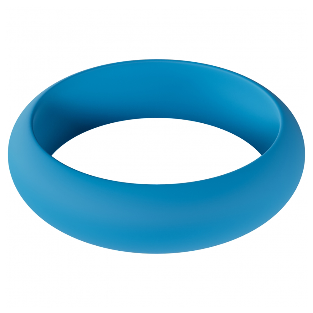Levelz Wide O Silicone Cock Ring M 35mm Teal