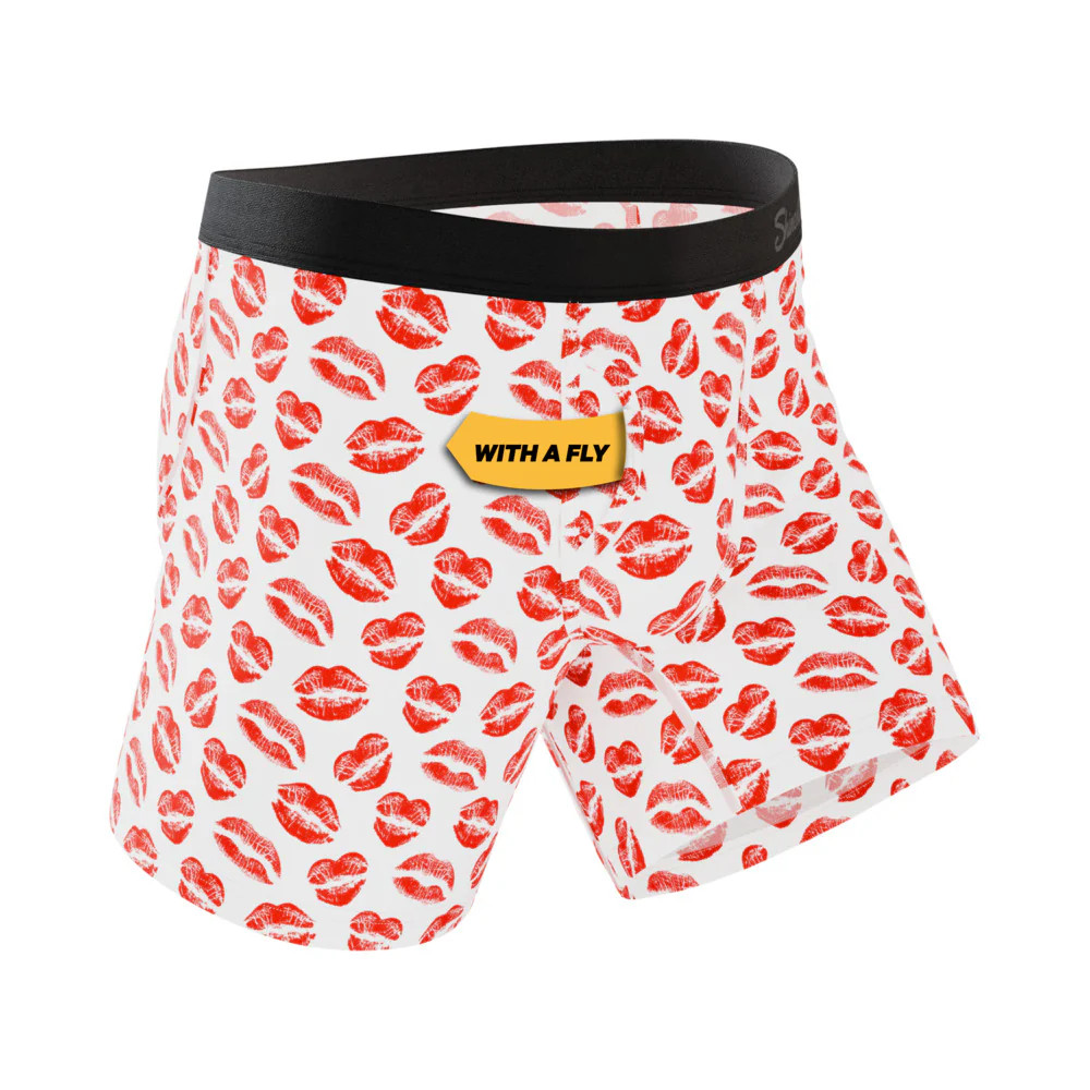 Shinesty The Pucker Up Lipstick Kiss Ball Hammock Pouch Underwear with Fly S