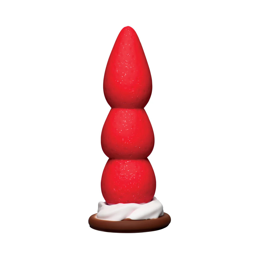 Simply Sweet Strawberry Sweet Cream Premium Silicone Dildo