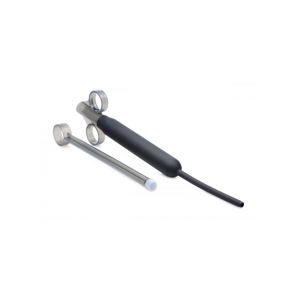 Cleanstream Deep Shot Silicone Ribbed Lube Launcher