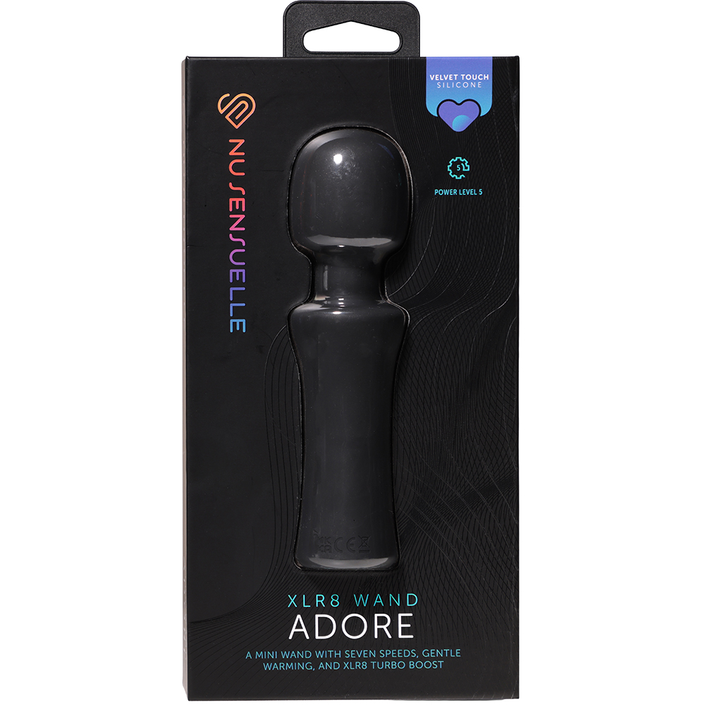 Nu Sensuelle Adore XLR8 Mini Wand Black