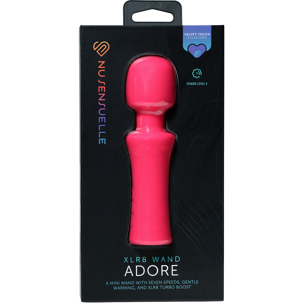 Nu Sensuelle Adore XLR8 Mini Wand Hot Pink