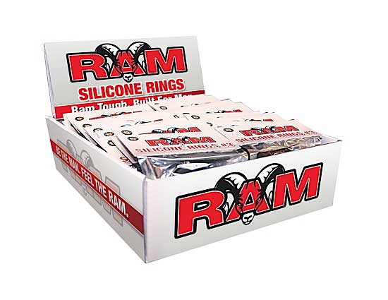 Ram Silicone Rings Pop Box Assorted (Purple
