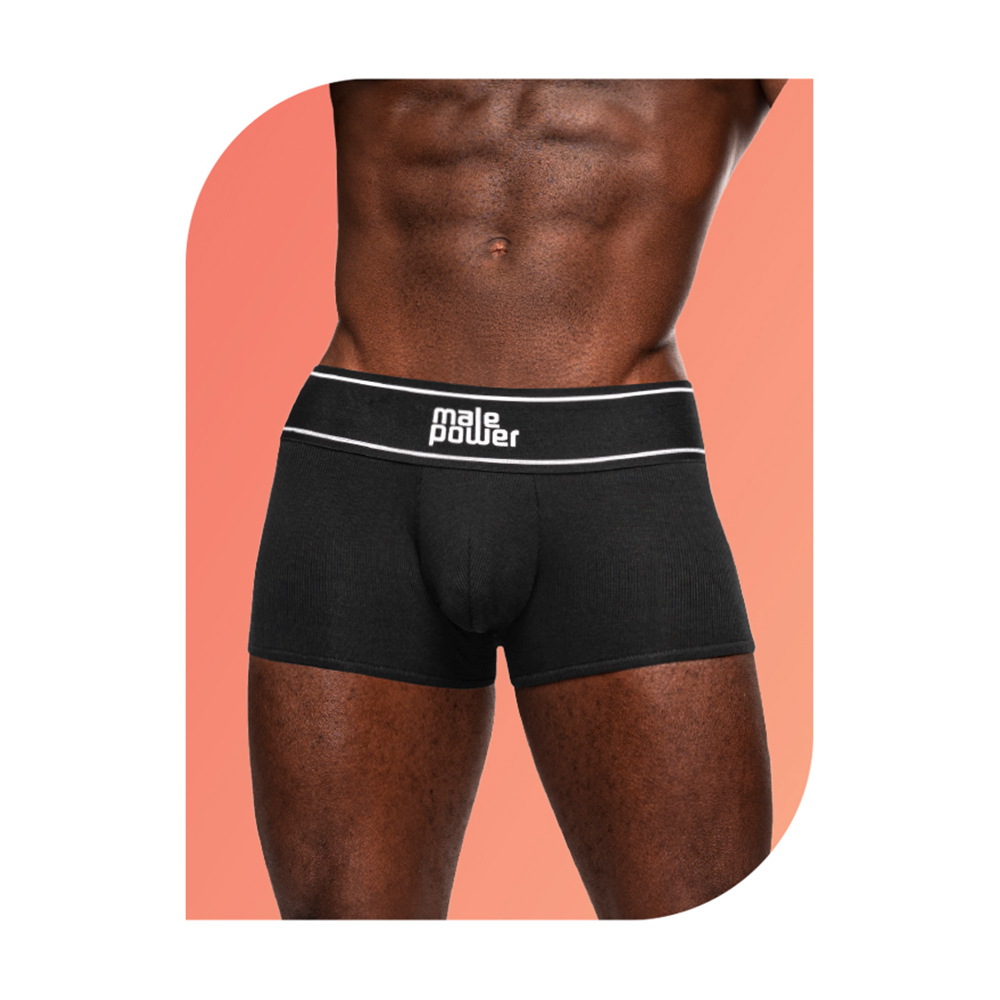 Wow Modal Rib Pouch Short Black Small