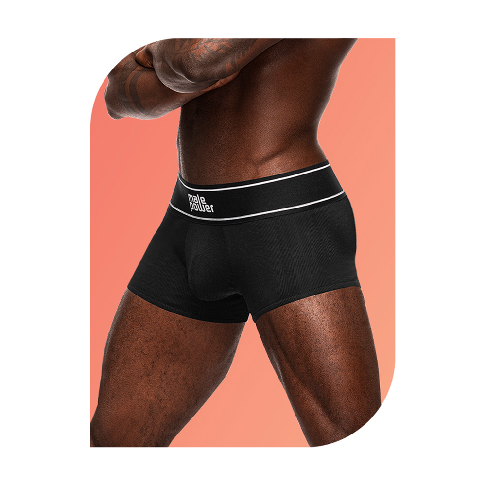 Wow Modal Rib Pouch Short Black Small