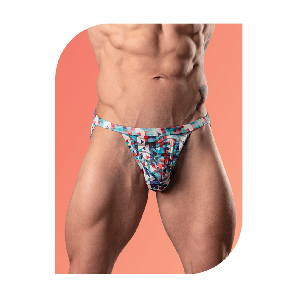 Wow Your Lace Or Mine Jock Geometric S/M