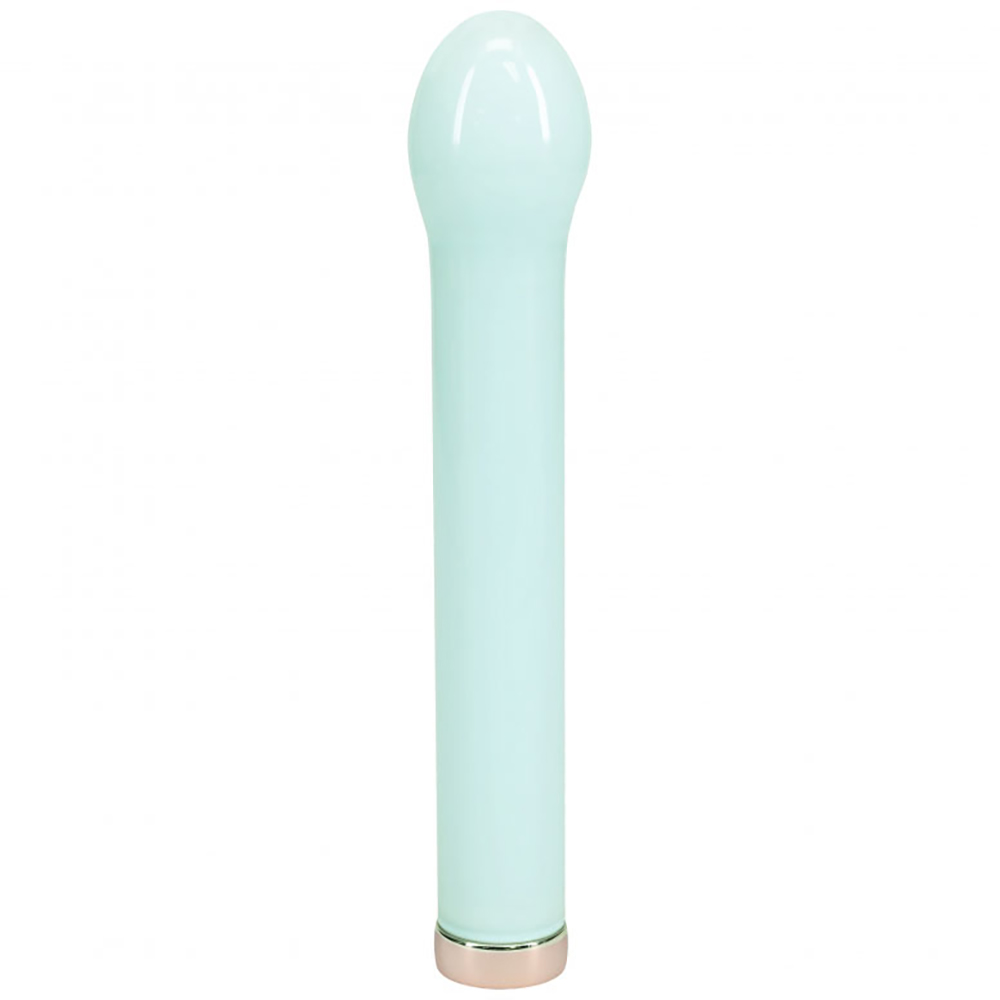 Loveline Celestia 6.3" Bulb Tip Glass Vibrator Green