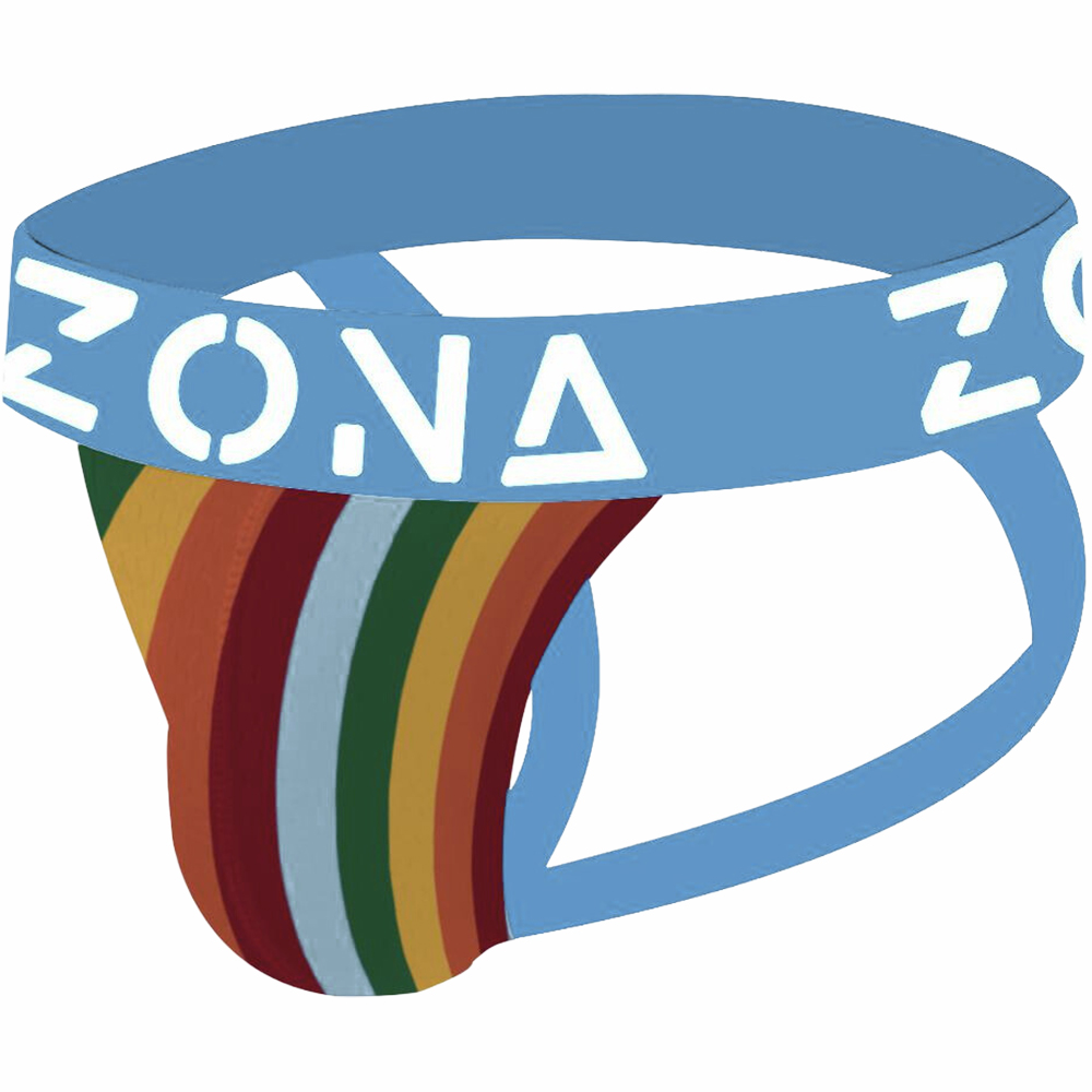 Retro Rainbow Jockstrap Small