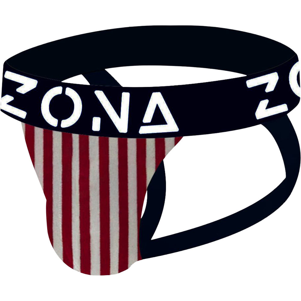 Crimson Candycane Jockstrap Small