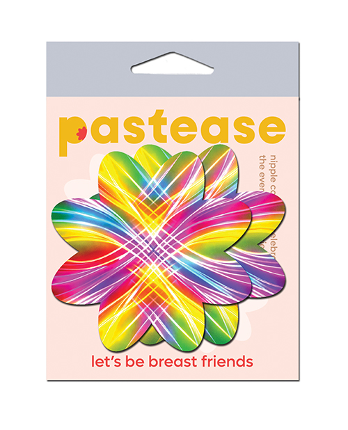 Pastease Electric Fractal Laser Petal - Rainbow O/S